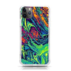 Color Colorful Geoglyser Abstract Holographic Iphone 11 Pro Max 6 5 Inch Tpu Uv Print Case by Modalart