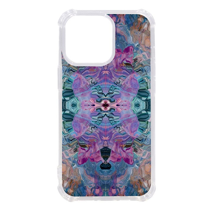 Grey Pink Blend iPhone 13 Pro TPU UV Print Case