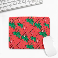 Texture Sweet Strawberry Dessert Food Summer Pattern Small Mousepad