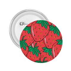 Texture Sweet Strawberry Dessert Food Summer Pattern 2.25  Buttons