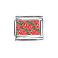 Texture Sweet Strawberry Dessert Food Summer Pattern Italian Charm (9mm)