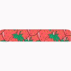 Texture Sweet Strawberry Dessert Food Summer Pattern Small Bar Mat