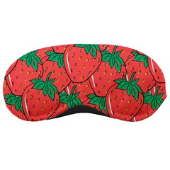 Texture Sweet Strawberry Dessert Food Summer Pattern Sleep Mask