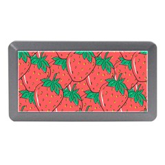 Texture Sweet Strawberry Dessert Food Summer Pattern Memory Card Reader (Mini)