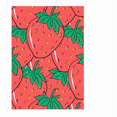 Texture Sweet Strawberry Dessert Food Summer Pattern Large Garden Flag (Two Sides)