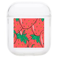 Texture Sweet Strawberry Dessert Food Summer Pattern AirPods 1/2 Case