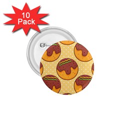 Takoyaki Food Seamless Pattern 1 75  Buttons (10 Pack) by Sarkoni