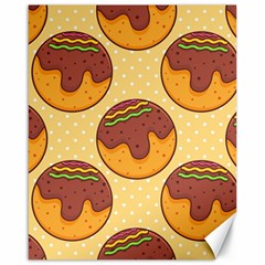 Takoyaki Food Seamless Pattern Canvas 16  X 20  by Sarkoni