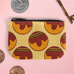 Takoyaki Food Seamless Pattern Mini Coin Purse by Sarkoni