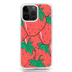 Texture Sweet Strawberry Dessert Food Summer Pattern iPhone 14 Pro Max TPU UV Print Case