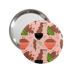 Doodle Yakisoba Seamless Pattern 2 25  Handbag Mirrors by Sarkoni