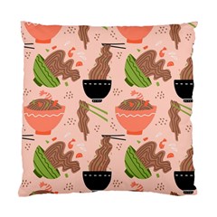 Doodle Yakisoba Seamless Pattern Standard Cushion Case (two Sides) by Sarkoni