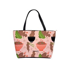 Doodle Yakisoba Seamless Pattern Classic Shoulder Handbag by Sarkoni