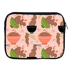 Doodle Yakisoba Seamless Pattern Apple Ipad 2/3/4 Zipper Cases by Sarkoni