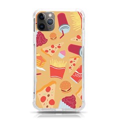 Fast Junk Food  Pizza Burger Cool Soda Pattern Iphone 11 Pro Max 6 5 Inch Tpu Uv Print Case by Sarkoni