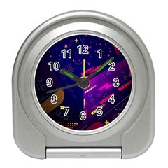 Vector Design Gamming Sytle Retro Art Pattern Travel Alarm Clock