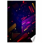 Vector Design Gamming Sytle Retro Art Pattern Canvas 12  x 18  11.88 x17.36  Canvas - 1