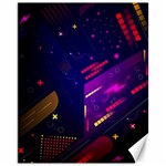 Vector Design Gamming Sytle Retro Art Pattern Canvas 11  x 14  10.95 x13.48  Canvas - 1