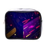 Vector Design Gamming Sytle Retro Art Pattern Mini Toiletries Bag (One Side) Front