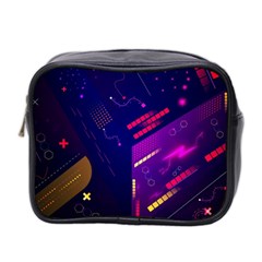 Vector Design Gamming Sytle Retro Art Pattern Mini Toiletries Bag (Two Sides)