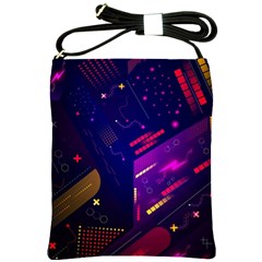 Vector Design Gamming Sytle Retro Art Pattern Shoulder Sling Bag by Sarkoni