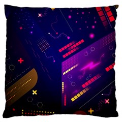 Vector Design Gamming Sytle Retro Art Pattern Large Cushion Case (Two Sides)