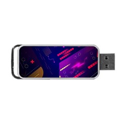 Vector Design Gamming Sytle Retro Art Pattern Portable USB Flash (Two Sides)