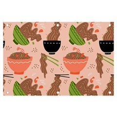 Doodle Yakisoba Seamless Pattern Banner And Sign 6  X 4  by Sarkoni