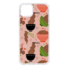 Doodle Yakisoba Seamless Pattern Iphone 14 Plus Tpu Uv Print Case by Sarkoni