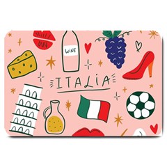 Food Pattern Italia Large Doormat