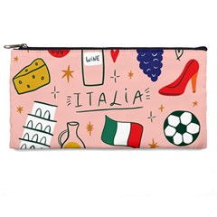 Food Pattern Italia Pencil Case by Sarkoni