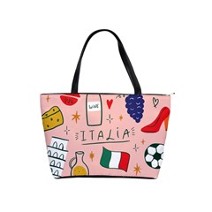 Food Pattern Italia Classic Shoulder Handbag by Sarkoni