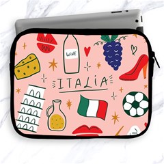 Food Pattern Italia Apple Ipad 2/3/4 Zipper Cases by Sarkoni