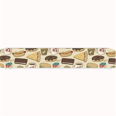 Junk Food Hipster Pattern Small Bar Mat by Sarkoni