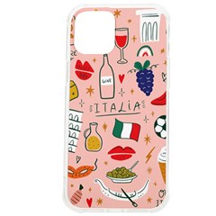 Food Pattern Italia Iphone 12 Pro Max Tpu Uv Print Case by Sarkoni