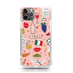 Food Pattern Italia Iphone 11 Pro 5 8 Inch Tpu Uv Print Case by Sarkoni