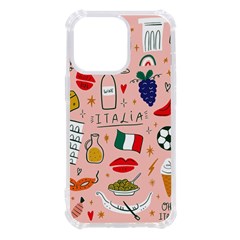 Food Pattern Italia Iphone 13 Pro Tpu Uv Print Case by Sarkoni