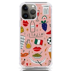 Food Pattern Italia Iphone 13 Pro Max Tpu Uv Print Case by Sarkoni