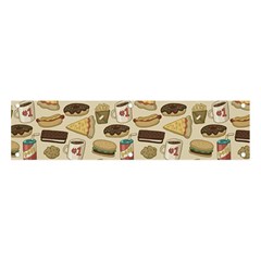 Junk Food Hipster Pattern Banner And Sign 4  X 1  by Sarkoni