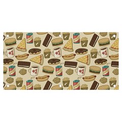 Junk Food Hipster Pattern Banner And Sign 6  X 3  by Sarkoni