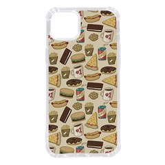 Junk Food Hipster Pattern Iphone 14 Plus Tpu Uv Print Case by Sarkoni