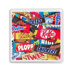 Pop Art Food Cute Patterns Memory Card Reader (square) by Sarkoni