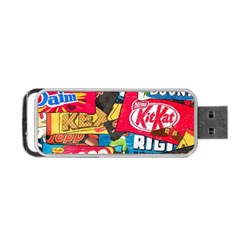 Pop Art Food Cute Patterns Portable Usb Flash (two Sides) by Sarkoni