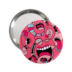 Big Mouth Worm 2 25  Handbag Mirrors by Dutashop