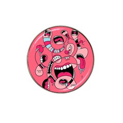 Big Mouth Worm Hat Clip Ball Marker by Dutashop