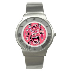 Big Mouth Worm Stainless Steel Watch