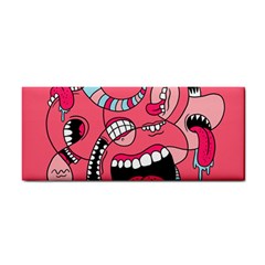 Big Mouth Worm Hand Towel by Dutashop