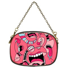 Big Mouth Worm Chain Purse (two Sides) by Dutashop