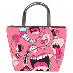 Big Mouth Worm Bucket Bag by Dutashop