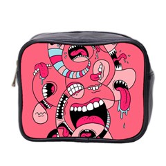 Big Mouth Worm Mini Toiletries Bag (two Sides) by Dutashop